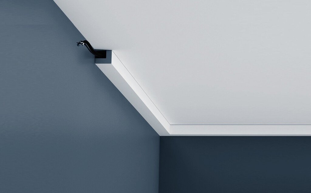 Black ceiling molding