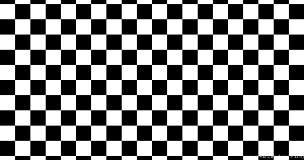 Black and white tiles in a checkerboard pattern