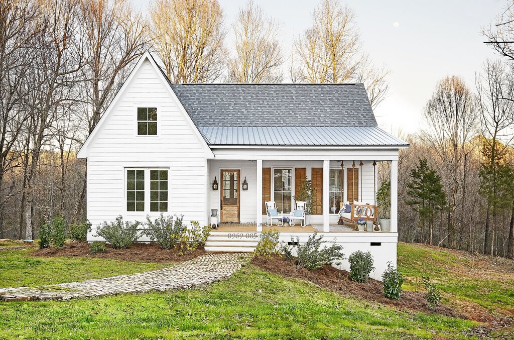 A cottage in Scandinavian style