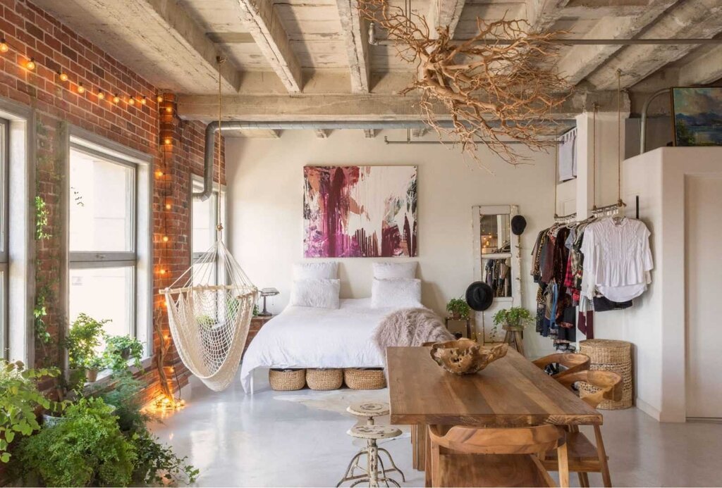 A loft-style country house