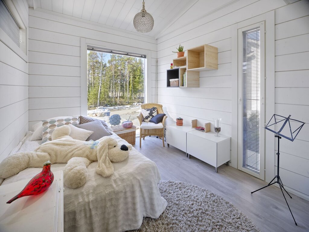 A cottage in Scandinavian style