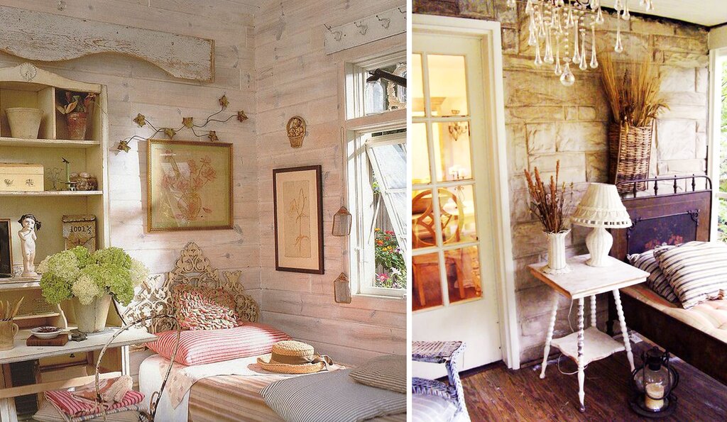 Cottage interior in Provence style 30 фото