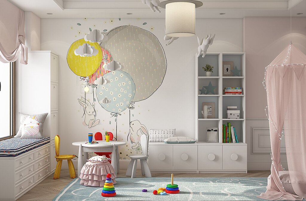 Decorating a children's room for boys