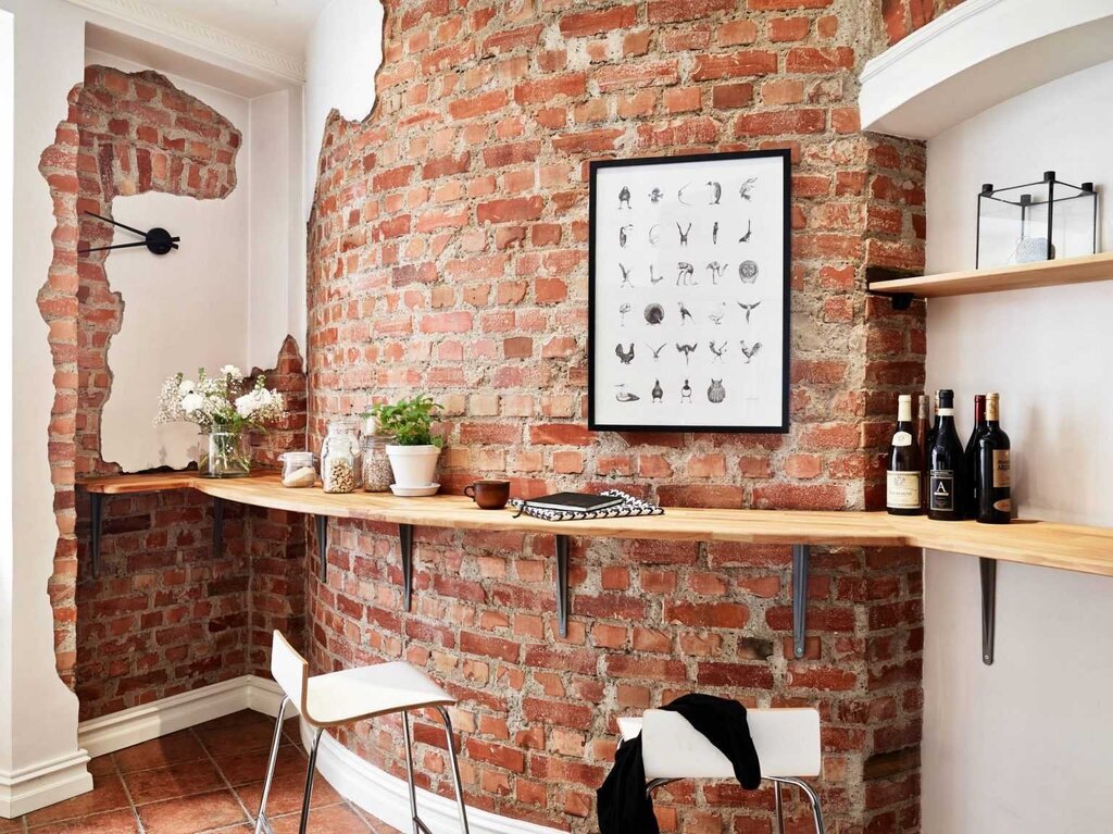 Brick wall decor