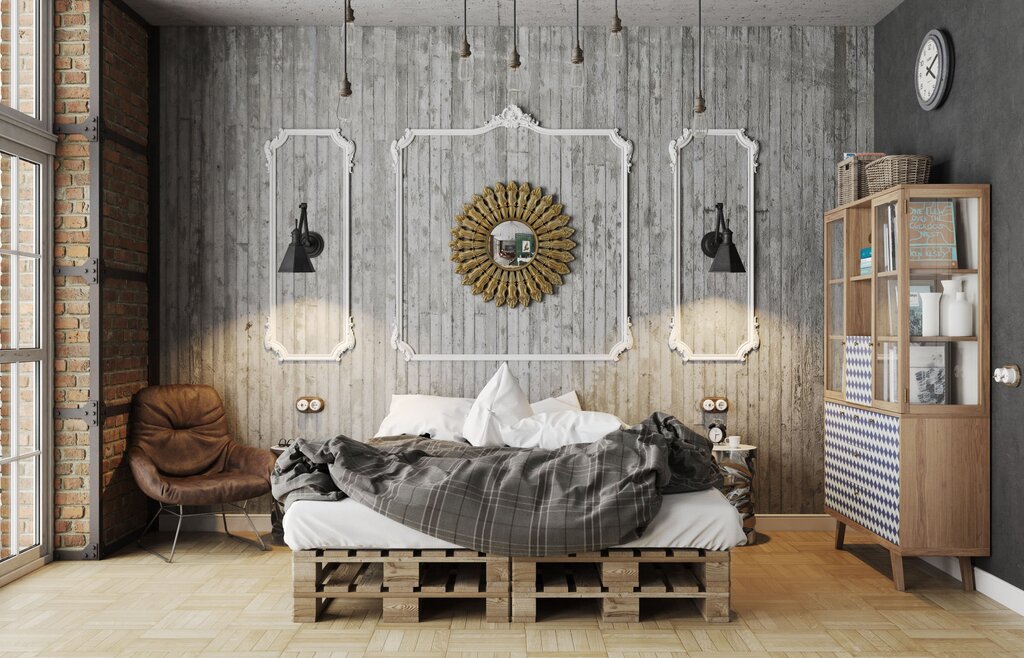 Loft-style wall decor