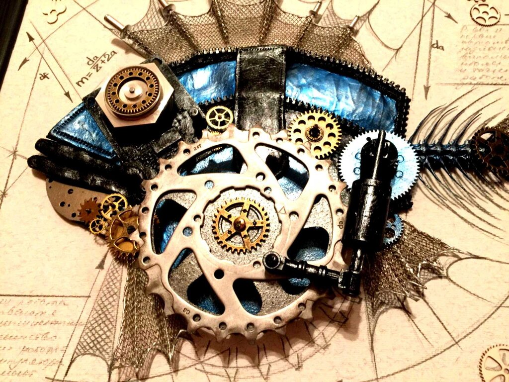 Steampunk style decor