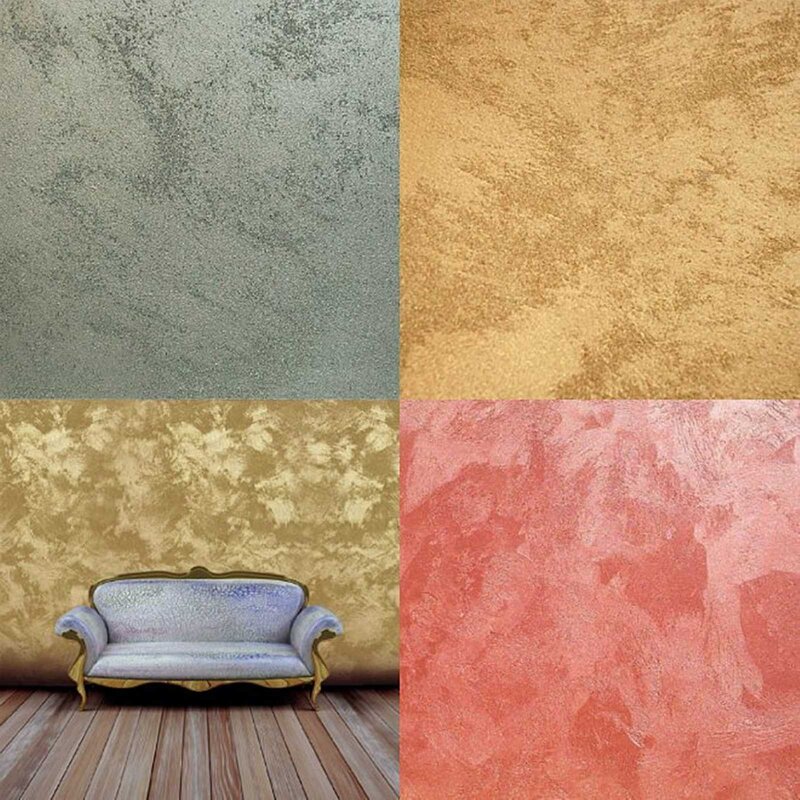 Decorative paint with sand for walls