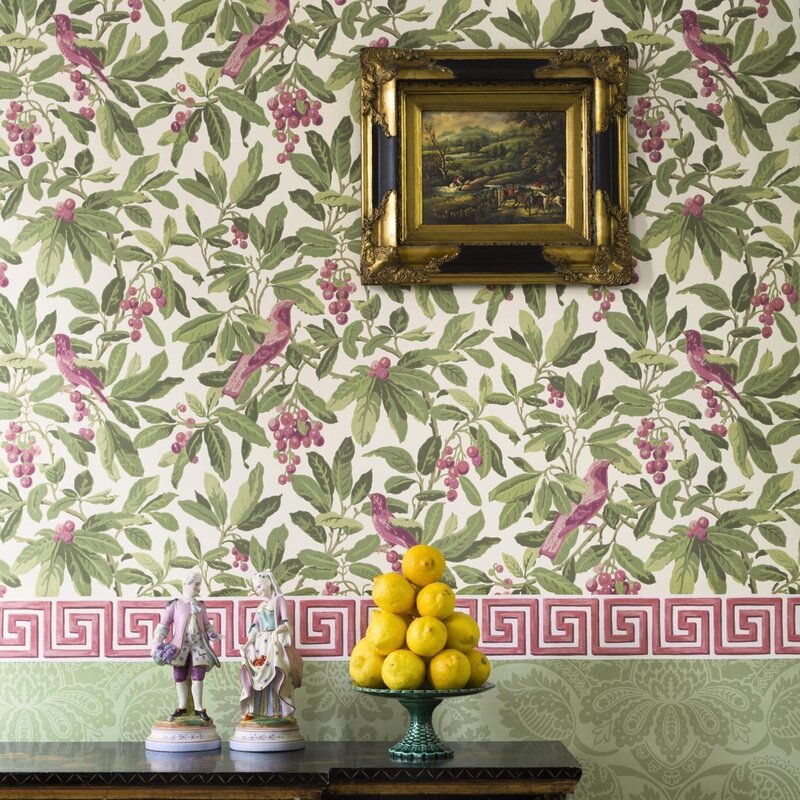 Decorative wallpaper border