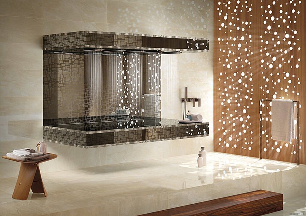 Decorative mosaic for the bathroom