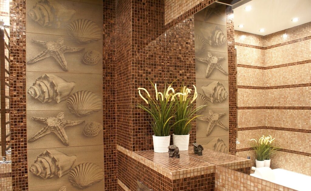 Decorative tile for the bathroom