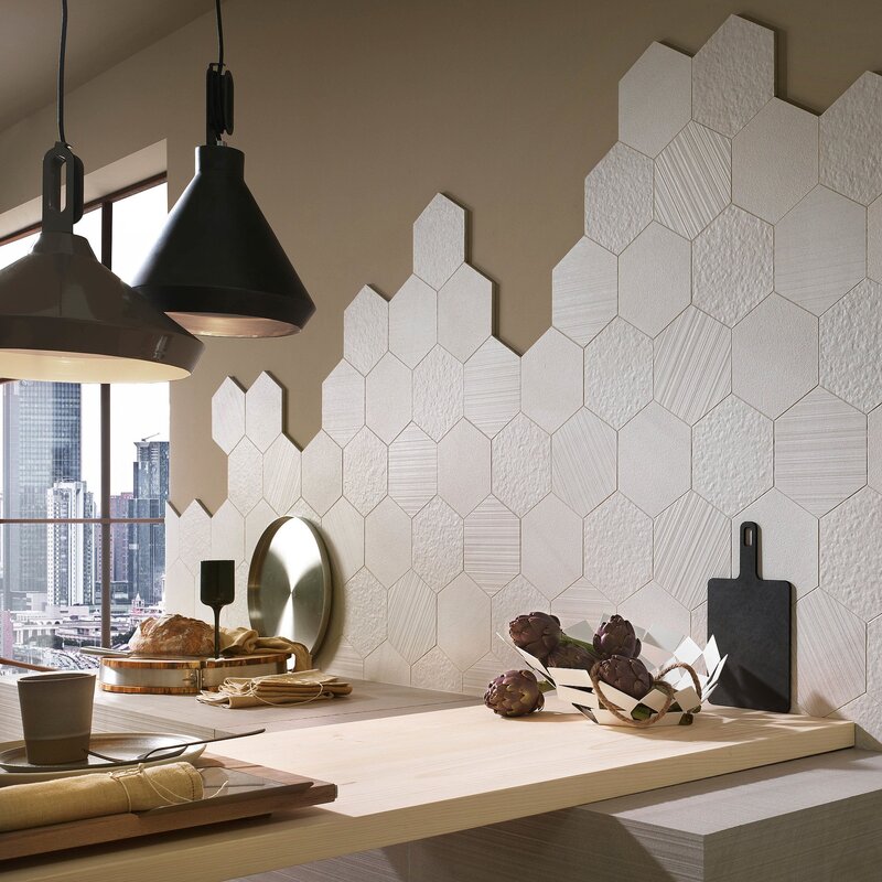 Decorative honeycomb tiles