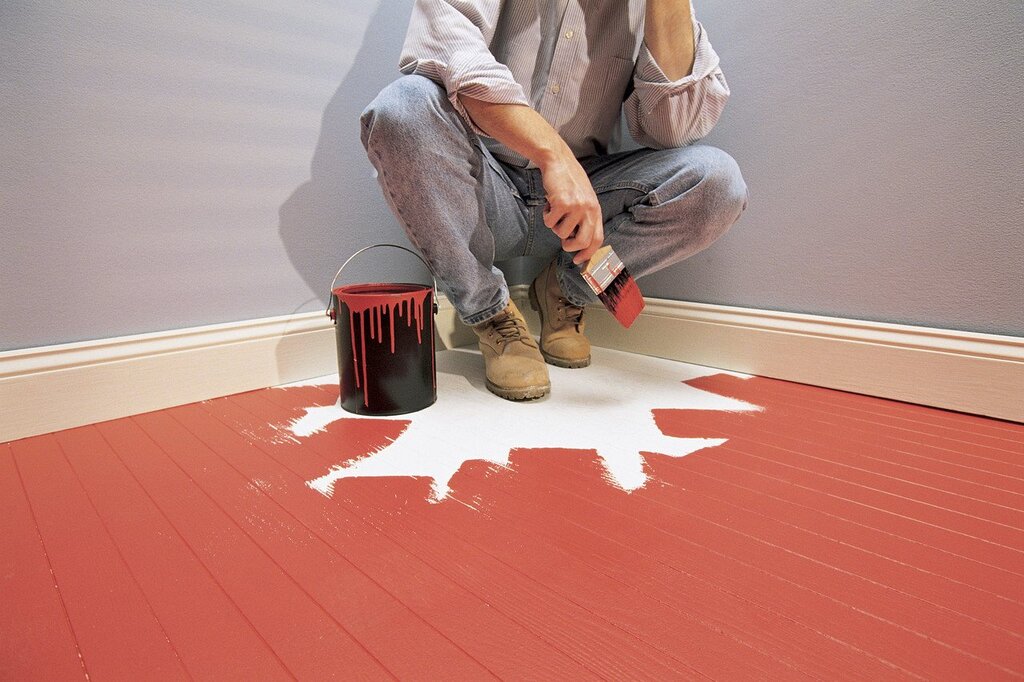 Decorative floor painting