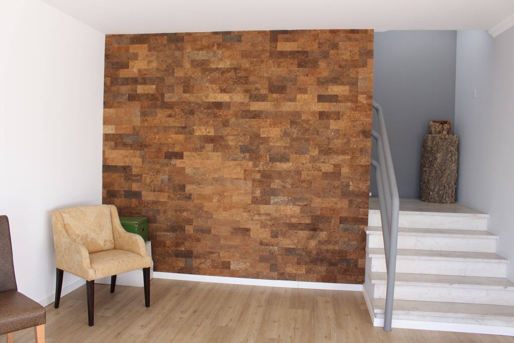 Decorative cork for walls