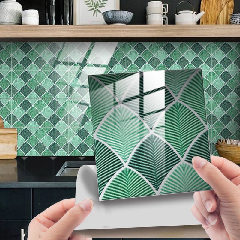 Decorative self-adhesive tile