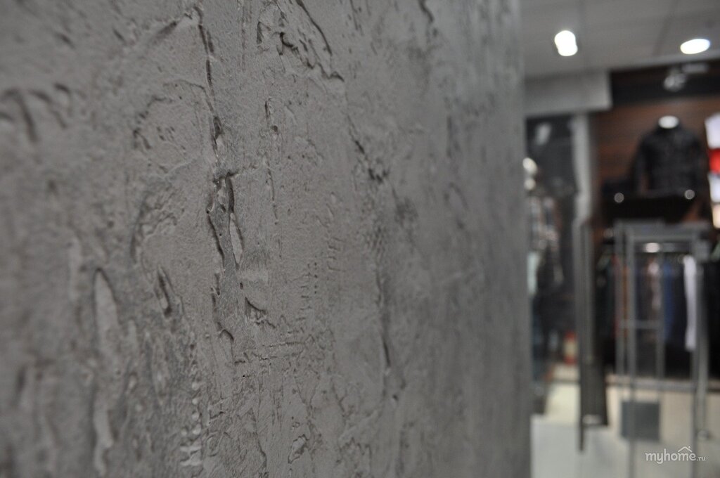 Decorative graphite plaster