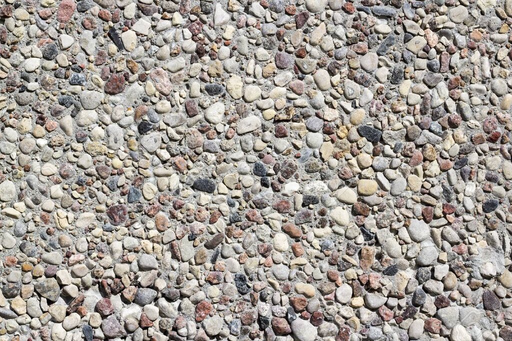 Decorative plaster small pebbles