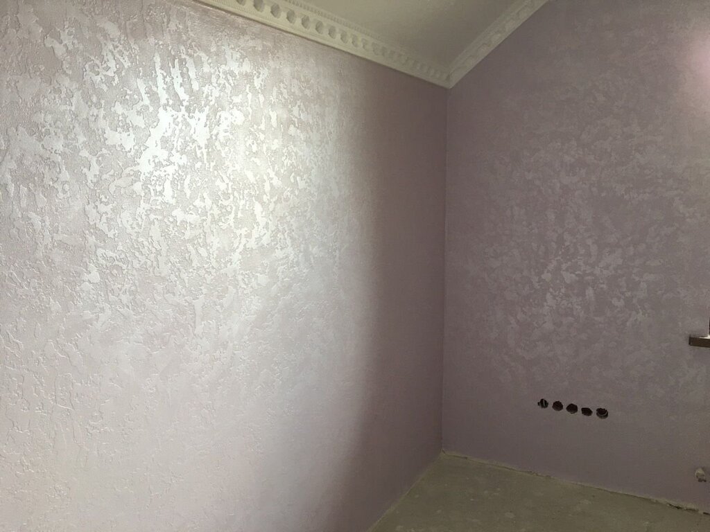 Decorative plaster pearlescent sand