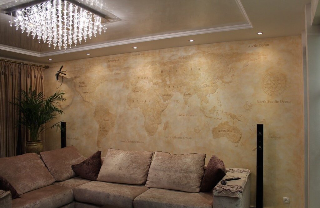 Decorative sandstone plaster