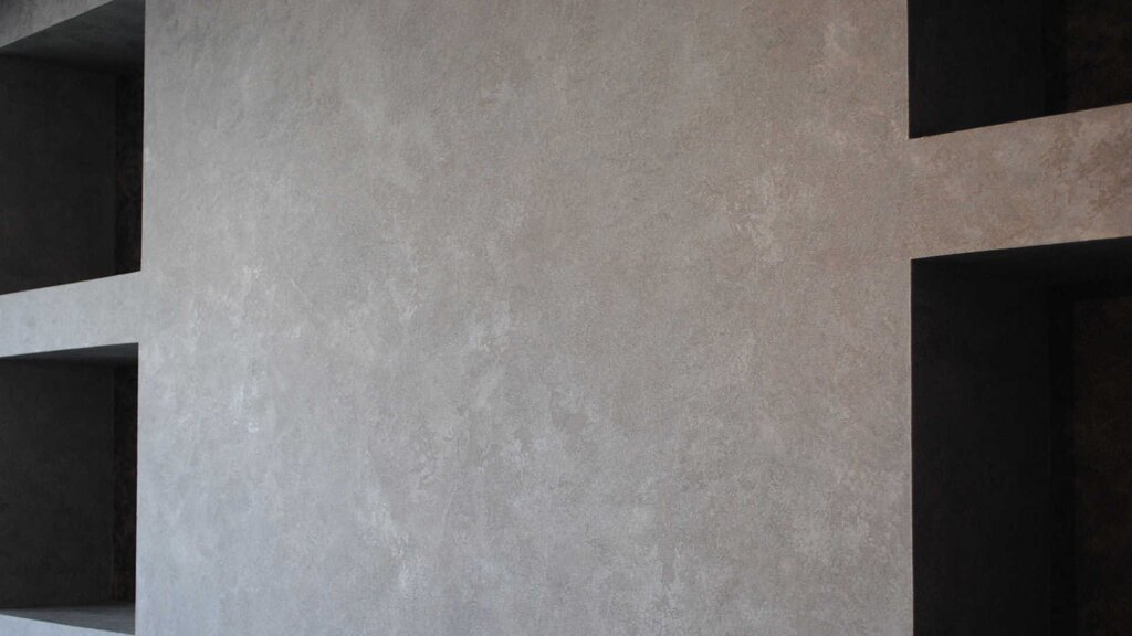 Decorative plaster velour