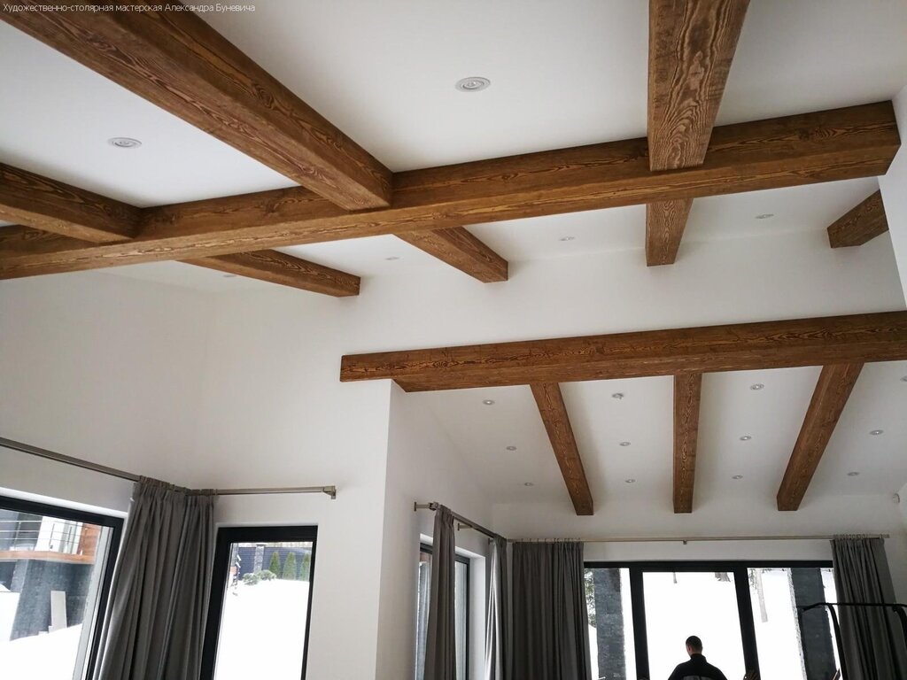 Decorative faux beams