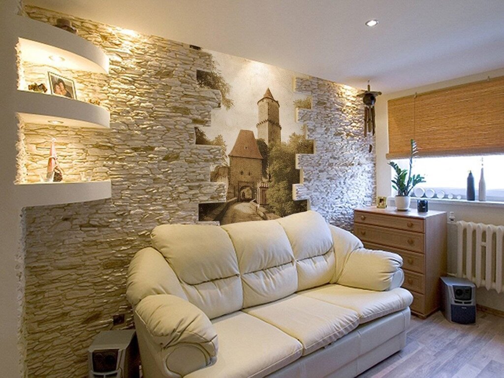 Decorative bricks for interior wall decoration