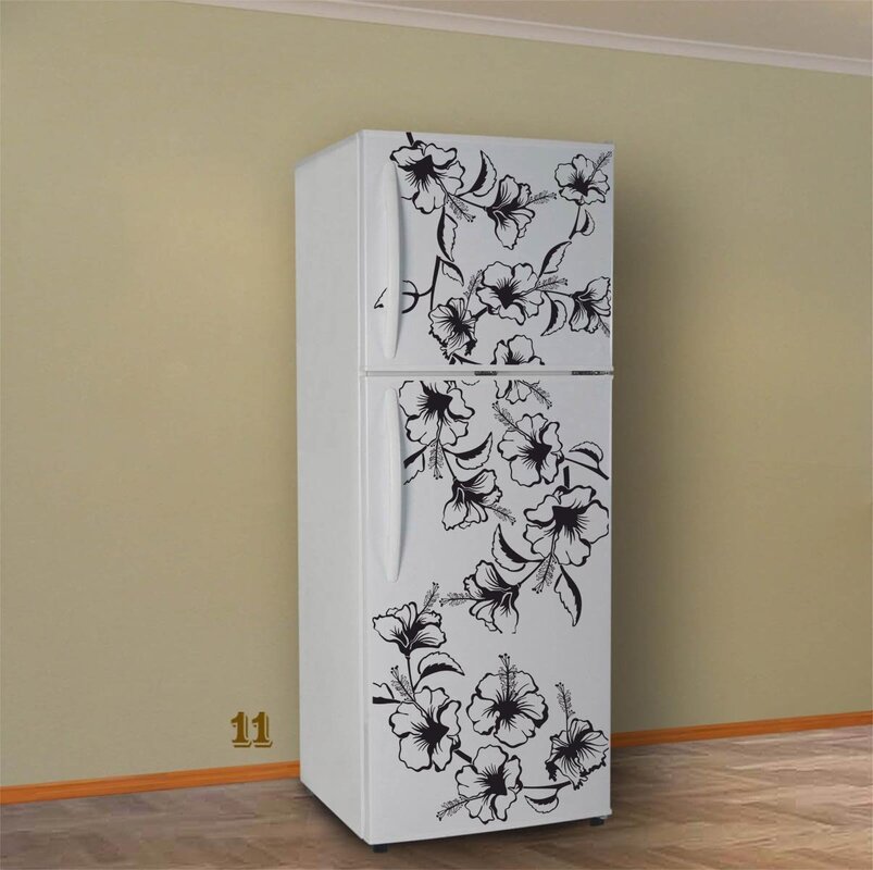 Decorative stickers for the refrigerator 19 фото