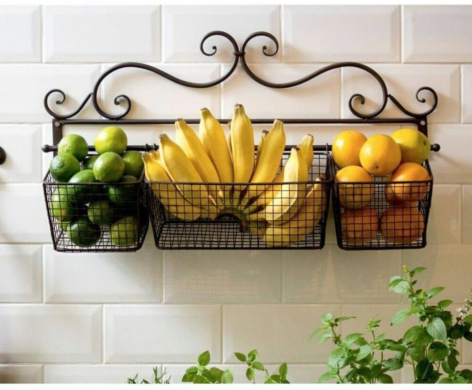 Decorative vegetables and fruits for the kitchen