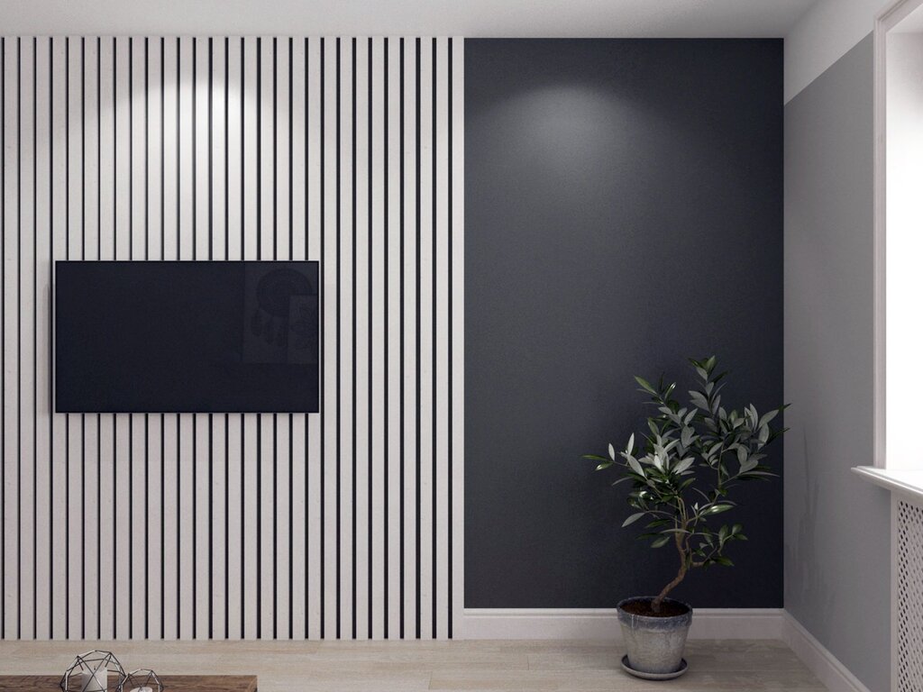 Decorative strips on the walls