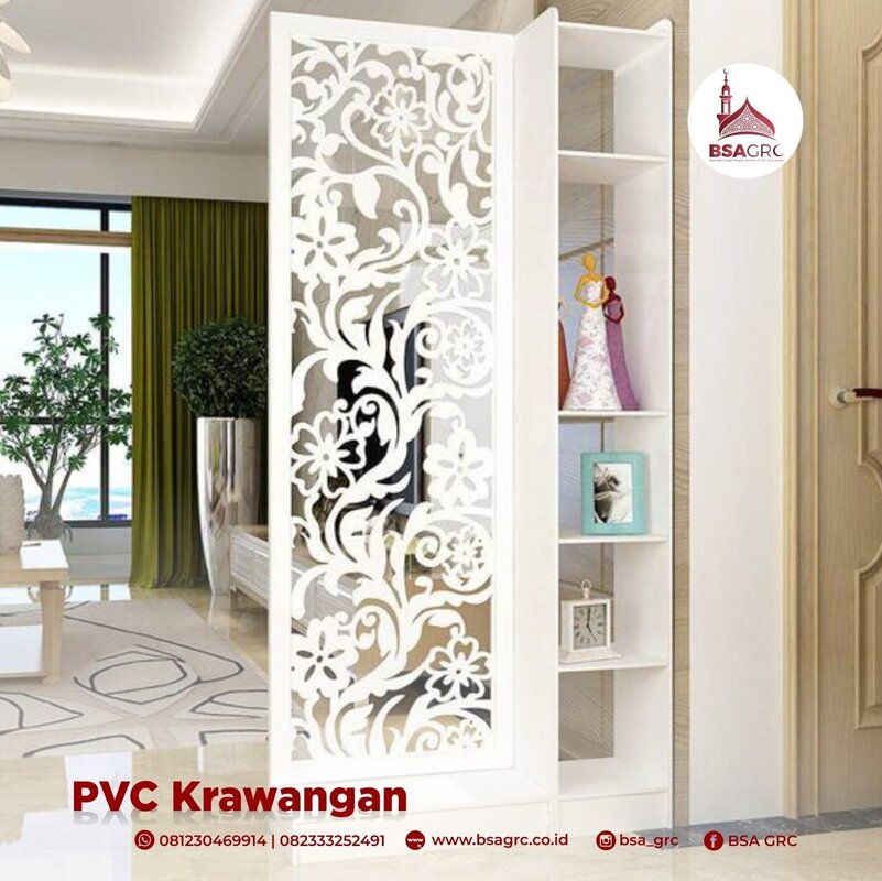 Decorative carved partitions