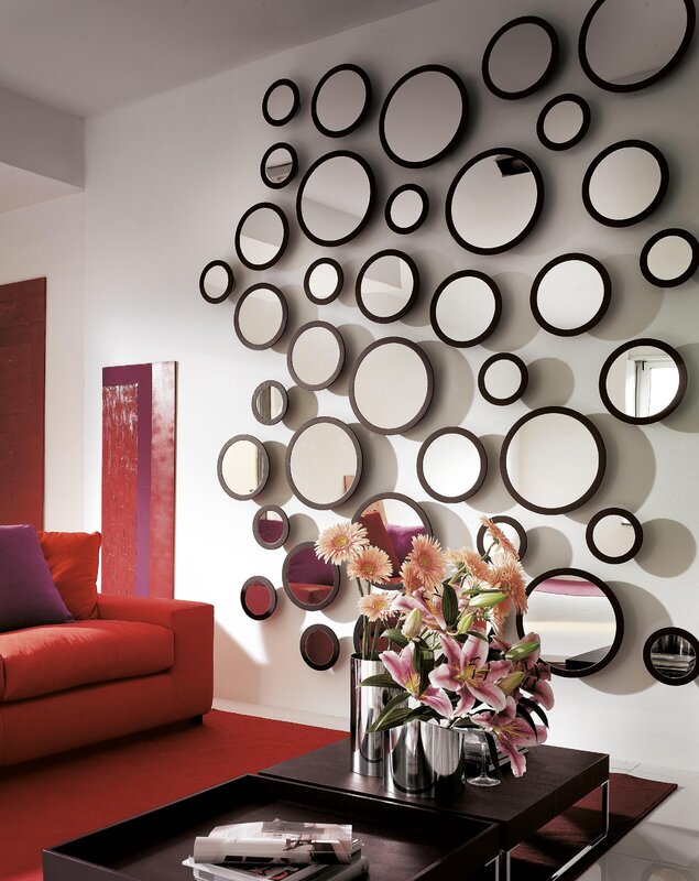 Decorative wall mirrors for interior