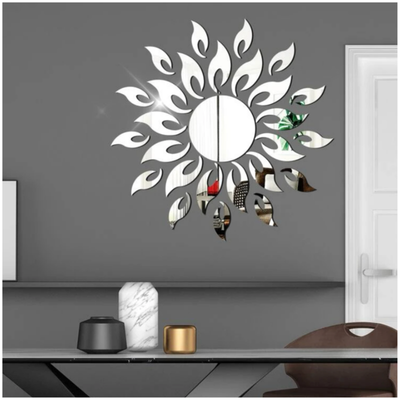 Decorative mirror stickers