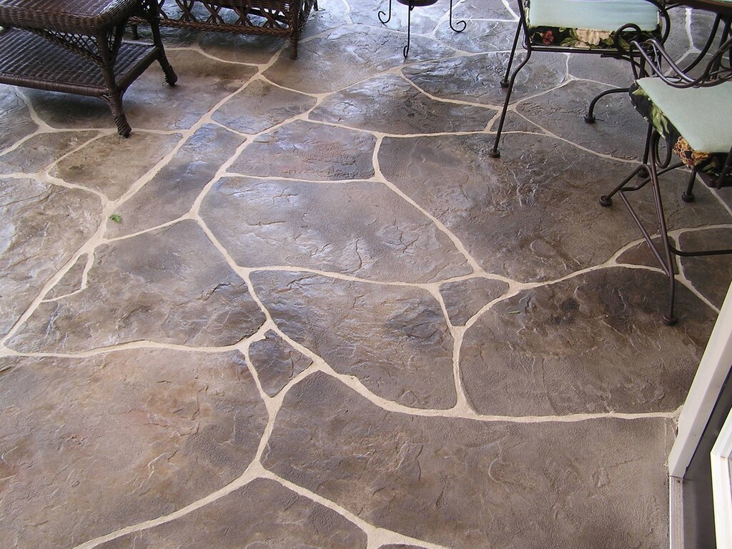 Decorative concrete for the floor