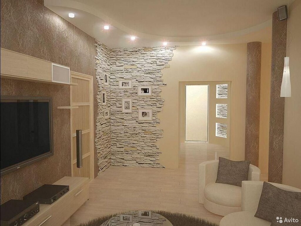 Decorative stone made of drywall