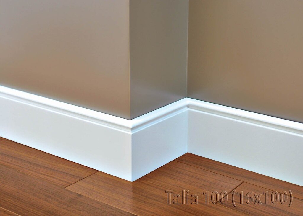 Decorative floor skirting board