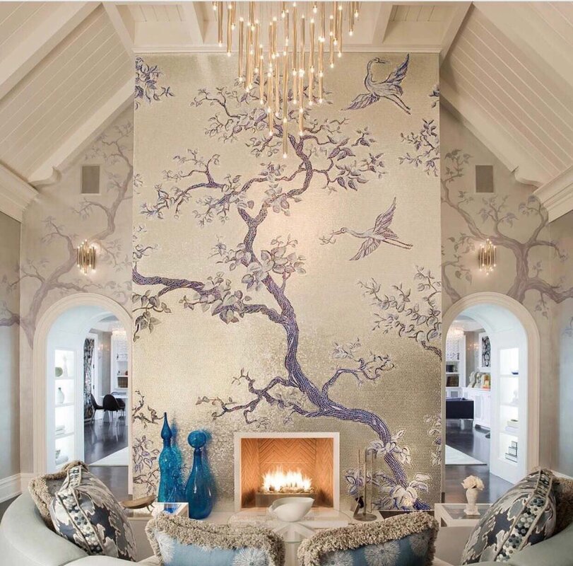 Decorative tree for interior on the wall