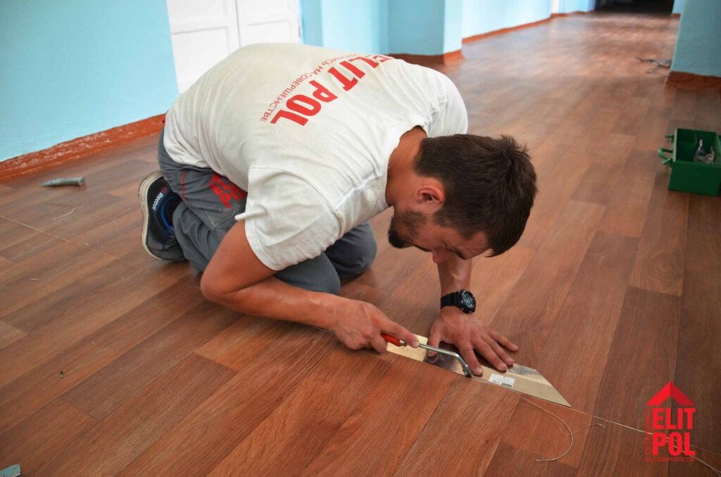 Removal of linoleum