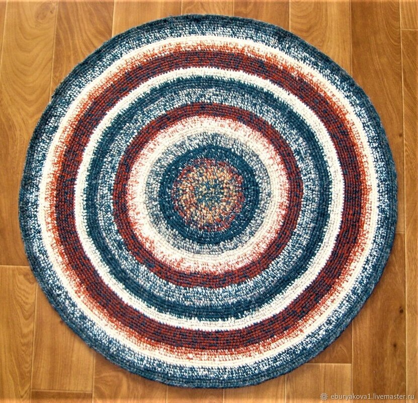 Village round rug 66 фото