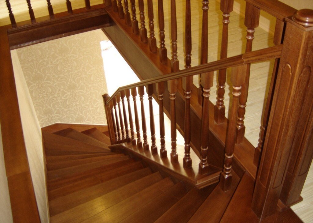 Wooden staircase