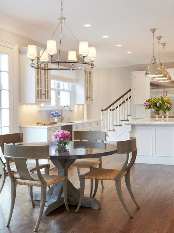 Wooden chandelier for the kitchen