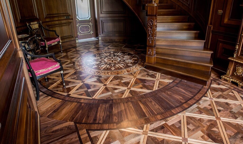 Wooden floor tile