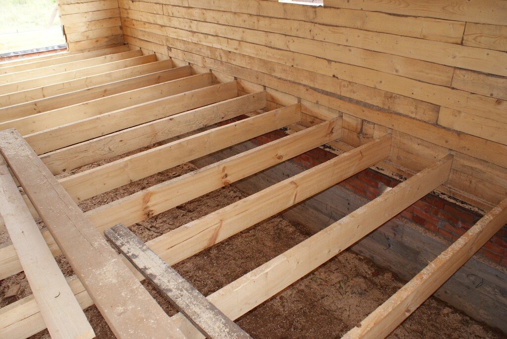 Wooden floor joists