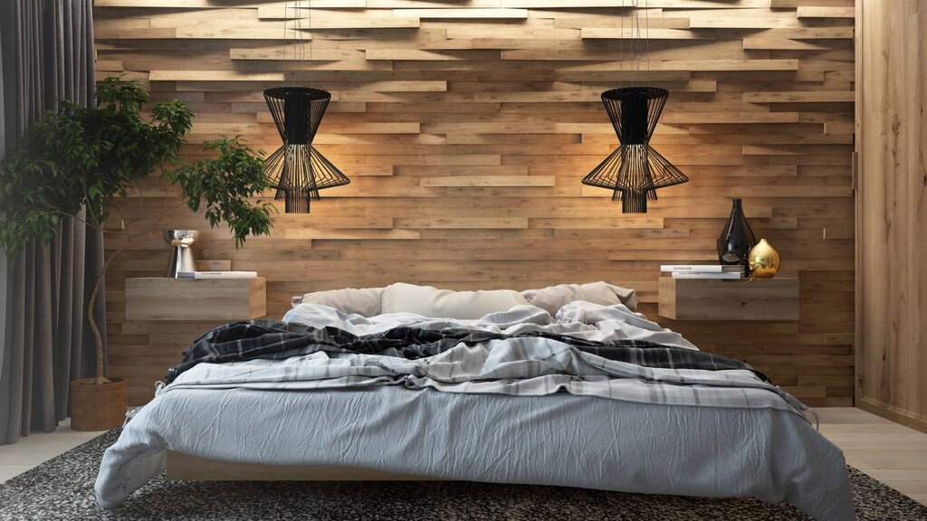 Wooden wallpaper