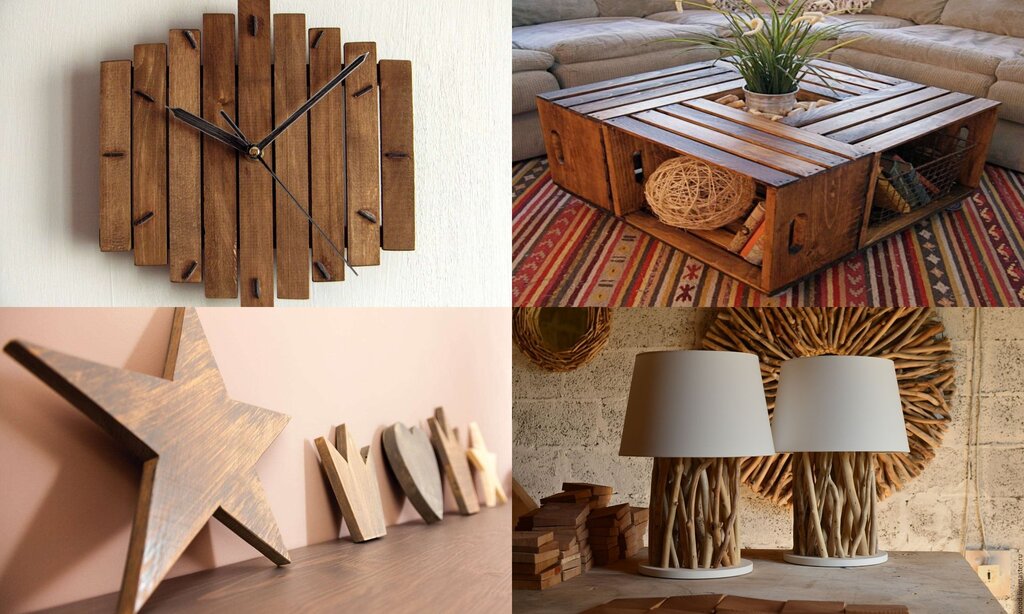 Wooden interior items