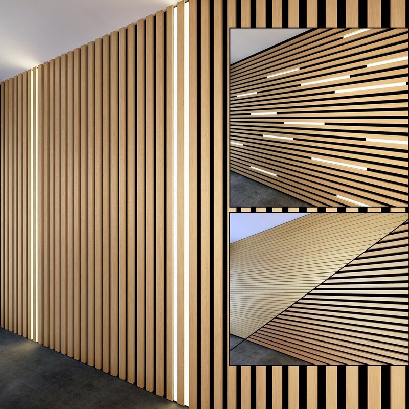 Wooden wall panels