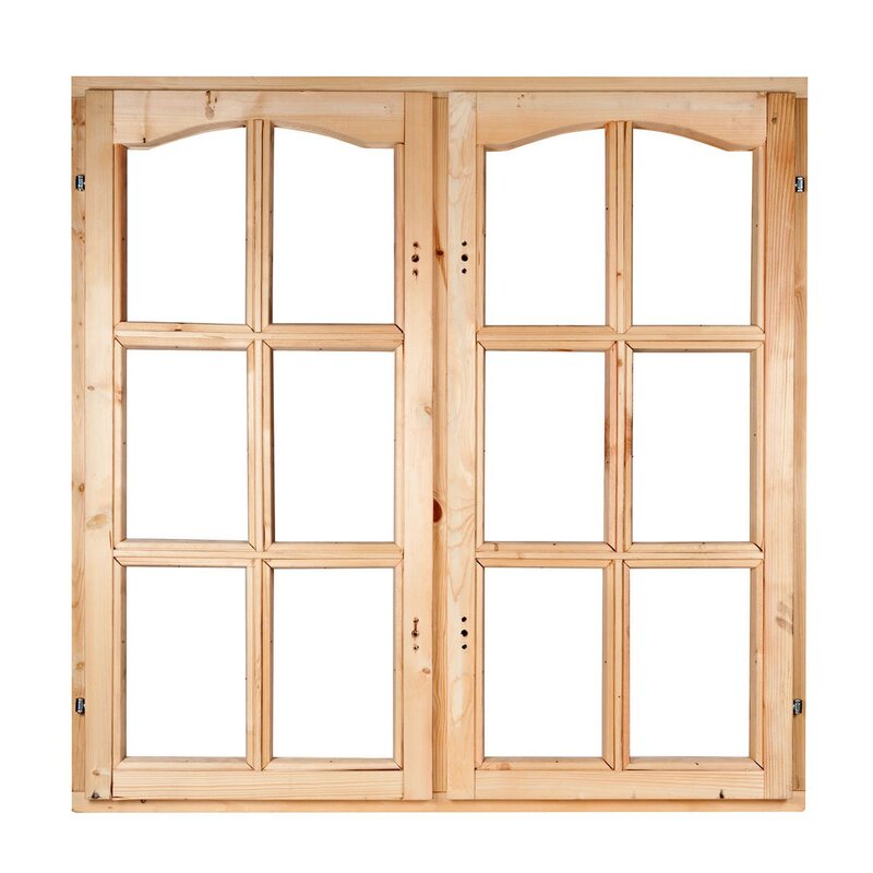 Wooden shutters for windows