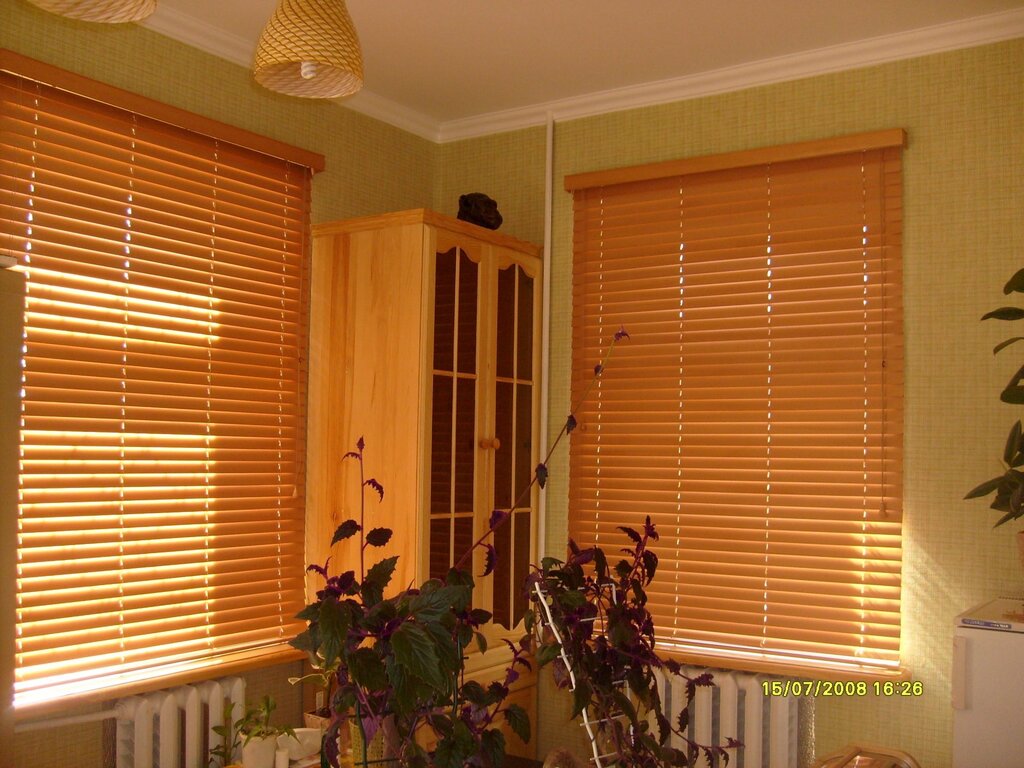 Wooden blinds for windows with your own hands