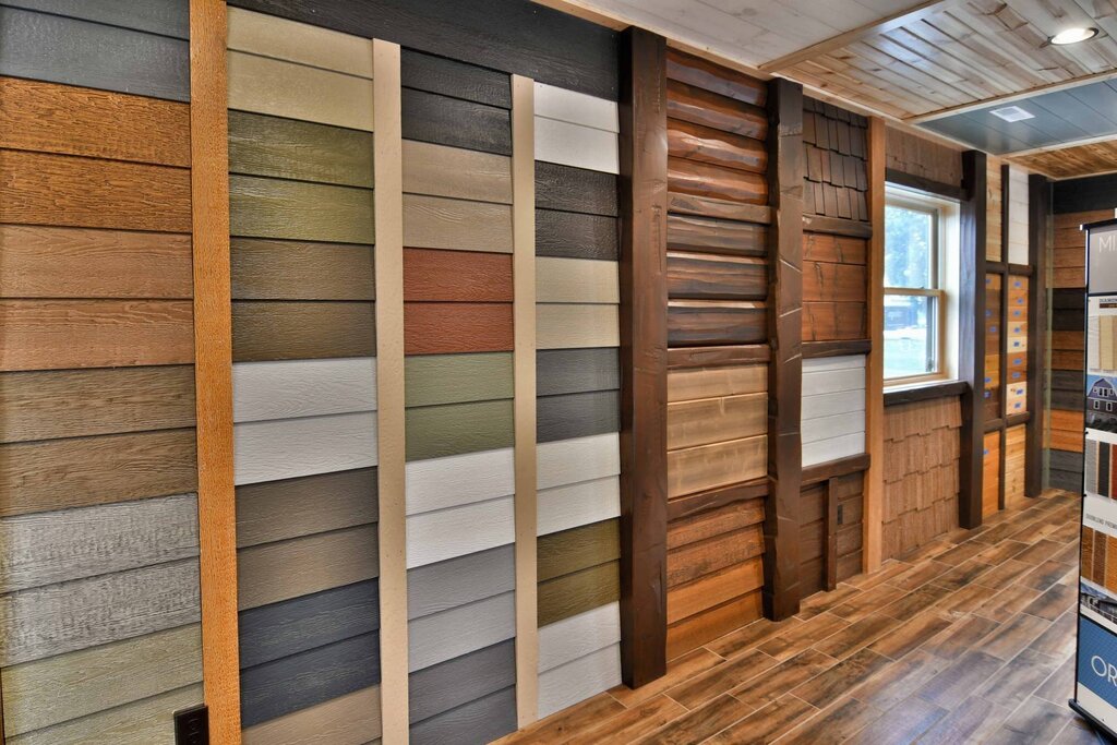 Wooden siding for interior finishing