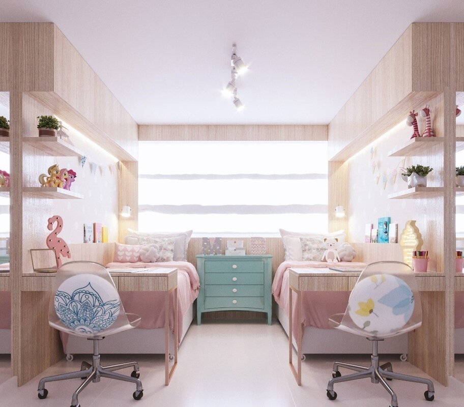 Children's room for twins