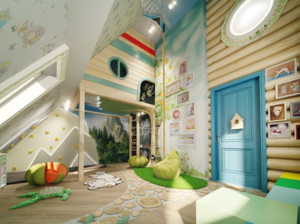 Children's playroom in the house