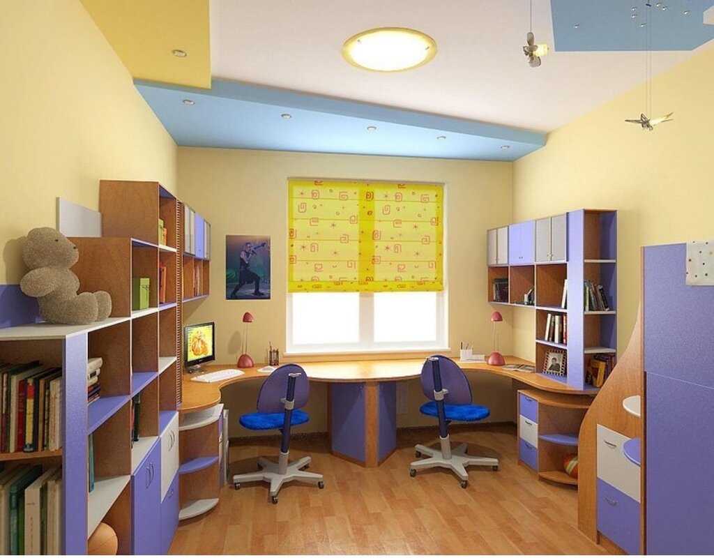 Children's room for two schoolchildren